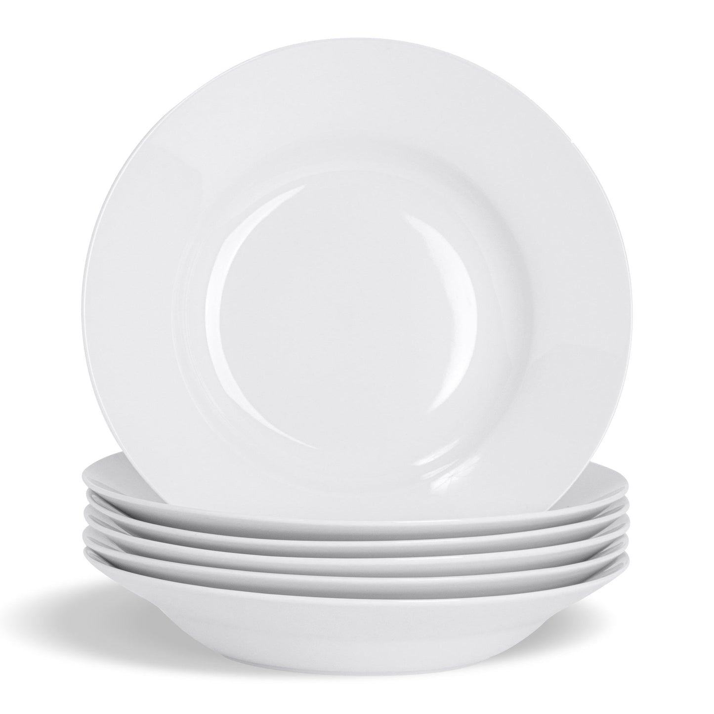 23cm White Soup Bowls - Pack of Six